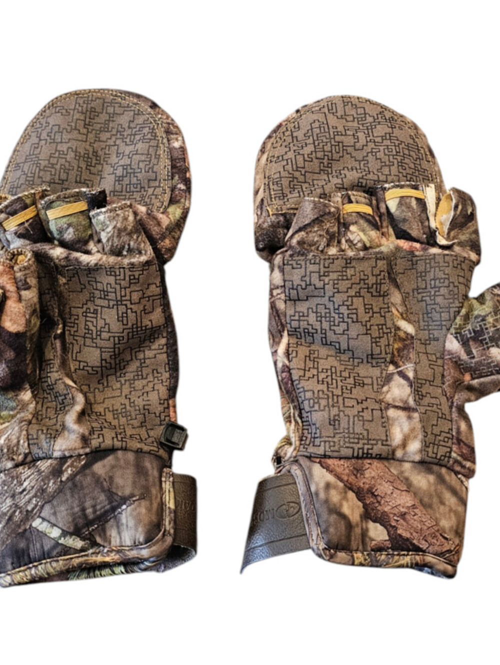Mossy Oak Country DNA Men's Pop-Top Hunting Winter Gloves Sz M Convertible